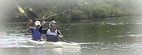 Elizabeth O'Connor and Danny Broadhurst K2 Training, Carman's River, Brookhaven, NY